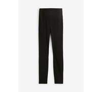 Umstandsleggings BONPRIX, Damen, Gr. 32/34 (XS), N-Gr, schwarz, Jersey, Obermaterial: 95% Baumwolle, 5% Elasthan, slim fit, Hosen Umstandsleggings, aus Baumwolle mit Elasthan, bequemer, breiter Jersey