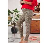 Umstandsleggings mit Leopardenmuster, Bio-Baumwolle beige/leo Gr. 40/42 von vertbaudet
