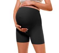 Umstandsshorts Damen,Umstandsleggings Kurz Umstandshose Sommer Schwangerschaftsleggings Komfortable Bequeme Umstands Shorts Radlerhose Maternity Leggings Sporthose Schwangerschaft