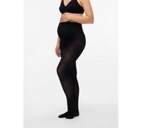 Umstandsstrumpfhose MAMALICIOUS "MLJENNIE PANTYHOSE 200DEN 2-P NOOS", Damen, Gr. S, schwarz (schwarz pack:schwarz), Obermaterial: 77% Modal, 20% Polyamid, 3% Elasthan, unifarben, elastisch, Strumpfhos