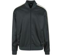 Umstandssweatshirt URBAN CLASSICS "Urban Classics Tennis Core Jacket", Damen, Gr. M, bottlegrün, 100% Polyester, V-Ausschnitt, Sweatshirts (82264649-M) bottlegrün
