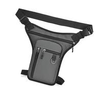 Umwandelbare Beingürteltasche, große seitliche Hüfttasche, praktische Nylon-Umhängetasche, Umhängetasche, sichere Aufbewahrung für wichtige wichtige Schultertaschen mit großer Kapazität, grau, Mass