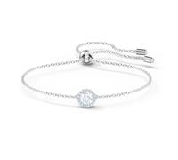 Una Angelic Armband, Gemischte Rundschliffe, Weiß, Rhodiniert OS