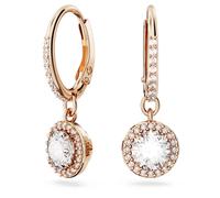 Constella Drop-Ohrhänger von Swarovski - Weiß, Roségold-Legierungsschicht