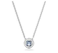 Una Angelic Halskette, Verschiedene Schliffe, Blau, Rhodiniert OS