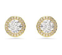 Una Angelic Ohrstecker, Rundschliff, Goldfarben, Goldlegierungsschicht OS