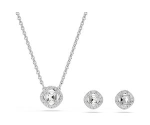 Una Angelic Set, Rundschliff, Weiß, Rhodiniert OS