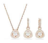 Una Angelic Set, Set (2), Trilliant-Schliff, Rosa, 18K roségoldbeschichtet OS