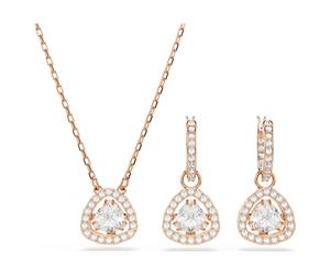 Una Angelic Set, Set (2), Trilliant-Schliff, Rosa, 18K roségoldbeschichtet OS