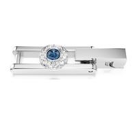 Una Angelic Verlängerungsstück, Rundschliff, Blau, Rhodiniert OS