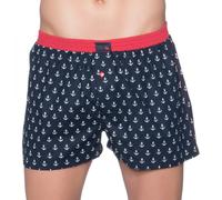 Unabux Boxershorts Dunkelblau mit Motiv