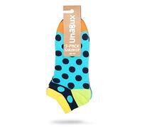 Unabux Sneakersocken Socken Söckchen Struempfe Fuer Damen oder Herren - DOPPELPACKUNG Groesse 41-46