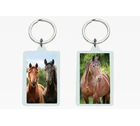 Unbekannt 3 D Schlüsselanhänger Pferde Tiere Tier Schlüsselring Kindergeburtstag Mitbringsel Pferd