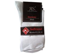 Unbekannt 6 Paar Socken Pia Harmony RS Baumwolle ohne Naht (35-38, Weiß)