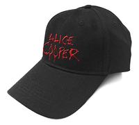 Unbekannt Alice Cooper Baseball Cap Dripping Band Logo Nue offiziell Schwarz Strapback