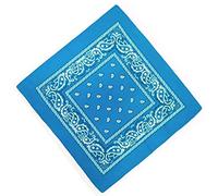 Unbekannt Bandana Kopftuch Halstuch Nickituch Biker Tuch Motorad Tuch verschied. Farben Paisley Muster, Türkis, ...