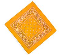 Unbekannt Bandana Kopftuch Halstuch Nickituch Biker Tuch Motorad Tuch verschied. Farben Paisley Muster, Sonnen Gelb, ...