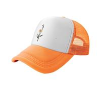 Unbekannt Baseballkappe für Erwachsene, Netzstoff, Unisex, Jugendliche, mehrere Farben erhältlich, Schwarz, Orange, EinheitsgröÃŸe