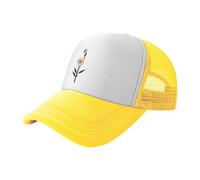 Unbekannt Baseballkappe für Erwachsene, Netzstoff, Unisex, Jugendliche, mehrere Farben erhältlich, Schwarz, Gelb, EinheitsgröÃŸe