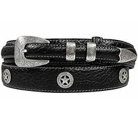 Unbekannt Belts.com Herren Gürtel Gr. 54, Schwarz - Schwarz