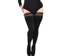 Unbekannt Blickdichte warme halterlose Strümpfe Mikrofaser 100 den Big Size (XXL)