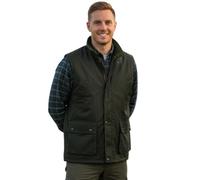 Unbekannt Game Klassisch Wachs Weste Olive - Olive, XXX-Large