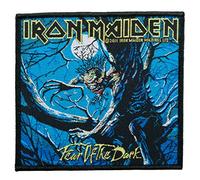 Unbekannt Iron Maiden Aufnäher - Fear Of The Dark - Iron Maiden Patch - Gewebt & Lizenziert !!