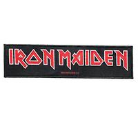 Unbekannt Iron Maiden Aufnäher - Logo - Iron Maiden Patch - Stripe Gewebt & Lizenziert !!