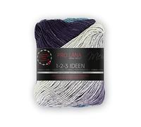 Pro Lana Baumwollgarn 1-2-3 Ideen 100% Baumwolle 100 g Farbe 10 Ozean