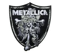 Unbekannt Metallica Aufnäher - Raiders Skull - Metallica Patch - Gewebt & Lizenziert !!