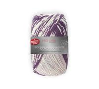 Unbekannt Pro Lana Fjord Socks 4-fädig Color 188 violett Altrosa Natur, Sockenwolle Norwegermuster musterbildend