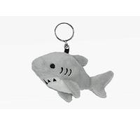 Unbekannt Schlüsselanhänger Hai, aus Plüsch, Tier Tiere, Haifisch Fische