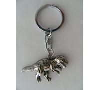 Unbekannt Schlüsselanhänger T Rex Metall 8cm Dinosaurier neu