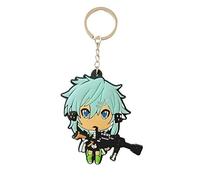 Unbekannt Sword Art Online Phantom Bullet - Gummi-Schlüsselanhänger Doppelseitig Sinon - 7 cm