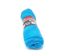 Unbekannt Wolle Twister Curly Uni - Türkis - 50g