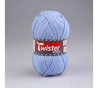 Unbekannt Wolle Twister Sport 50 Uni - Blau - 50g