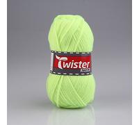 Unbekannt Wolle Twister Sport 50 Uni - Neongelb - 50g