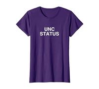 UNC Status Unhinged Gen Z College Sarkastisches Gag-Meme T-Shirt, Damen, Violett, 3XL