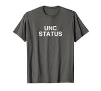 UNC Status Unhinged Gen Z College Sarkastisches Gag-Meme T-Shirt, Herren, Anthrazit, 4XL