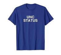 UNC Status Unhinged Gen Z College Sarkastisches Gag-Meme T-Shirt, Herren, Königsblau, XL