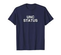 UNC Status Unhinged Gen Z College Sarkastisches Gag-Meme T-Shirt, Herren, Marineblau, 3XL