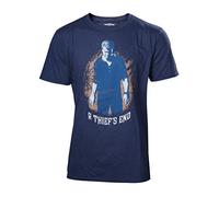 Uncharted 4 T-Shirt -M- A Thief's End, blau