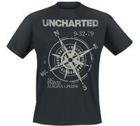 Uncharted - Herren Männer Jungen Kurzarm T-Shirt