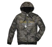 Uncle Sam Bekleidung Sweatjacke Oliv Camouflage/schwarz Oliv Camouflage/schwarz, l