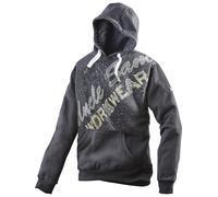 UNCLE SAM WORKWEAR Herren Sweathoody S, Anthrazit/ Schwarz