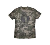 Uncle Sam T-Shirt - oliv camouflage|schwarz / S