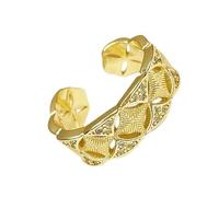 UncleS Elegante Weizendesigns Offene Ringe Einstellbar Tragbar Für Frauen Verstellbare Größe Robuster Legierungsmaterialien Gold Finish Herren Moderinge