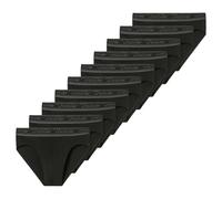 Uncover by Schiesser - Cotton - Rio Slip/Unterhose - 10er Pack (S Schwarz)