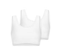Uncover by Schiesser Damen 2PACK Bustier mit Spitze - Unterwäsche