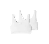 Uncover by Schiesser Damen 2pack Bustier Unterwäsche, Weiss, XL